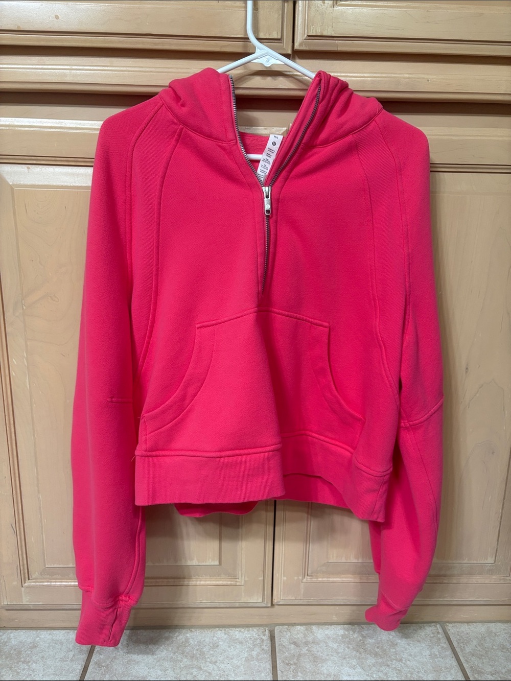 lululemon athletica Lipgloss oversized  Scuba halfzip hoodie